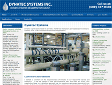 Tablet Screenshot of dynatecsystems.com